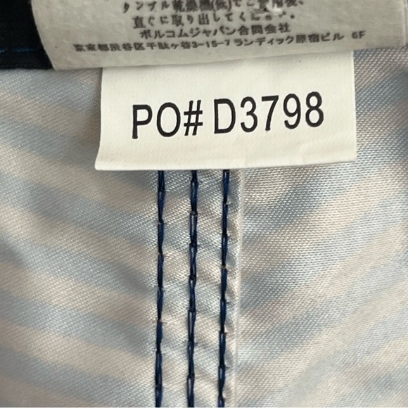 Men’s Volcom Orange & Blue Striped Board Shorts‎ Swim Trunks Size 31 - Picture 12 of 16